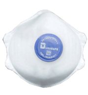 Durasafe FFP1 DS 160CV Valved Carbon Dust Mask | Odor Neutralizing Filter with Easy-Breath Exhalation Valve | Comfortable Industrial Respirator for Painting, Fabrication & Construction UAE Bulk Offer